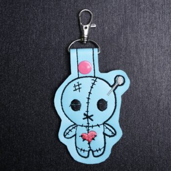 Voodoo Doll Snap Bag Tag