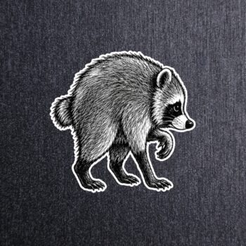 Jimothy Sticker. These stickers are made with printable vinyl with a vinyl top coat that is scratch-resistant and water resistant.