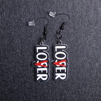 Loser Lover Black Earrings